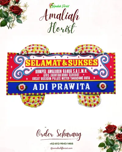 Karangan Bunga Ucapan Selamat di Kwaderan